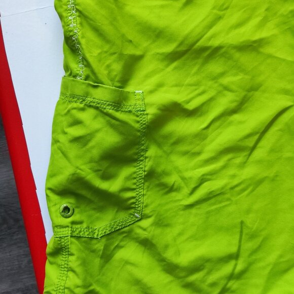 Ecko Unlimited board short men's size 34 neon green embroidered - Picture 6 of 11